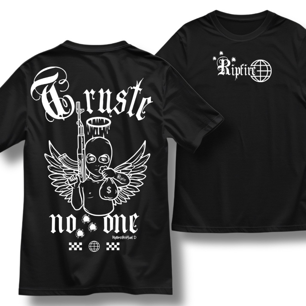 [Camiseta Premium em Algodão Puro]GXG Camiseta Básica Algodão Unissex Negan The Walking Dead Serie Zombies