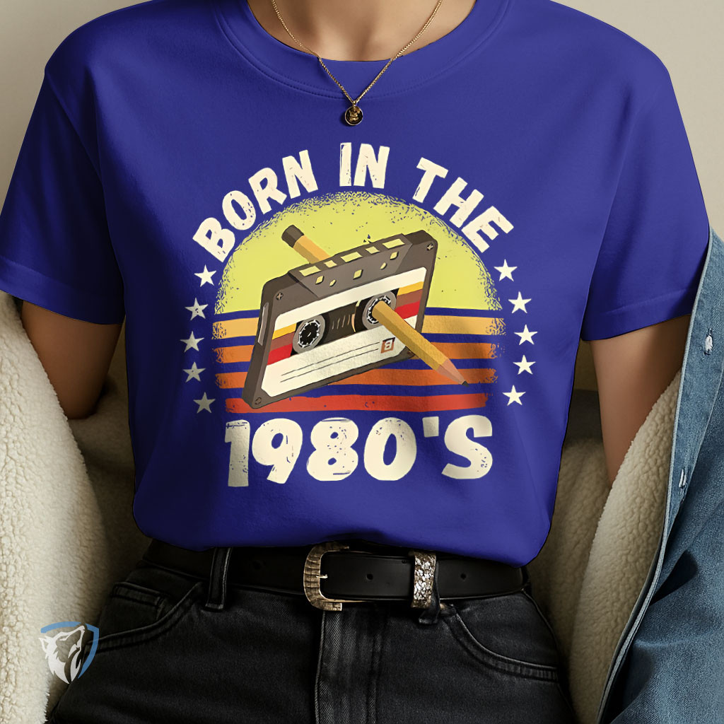 Camiseta Feminina Estilo Retrô | Fita K7 Anos 80 e Nostalgia