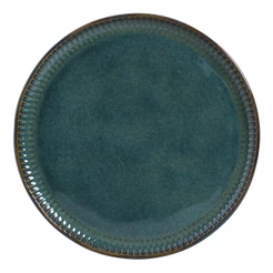 Conjunto com 6 Pratos Raso Linhas Oceano Ø27,5cm