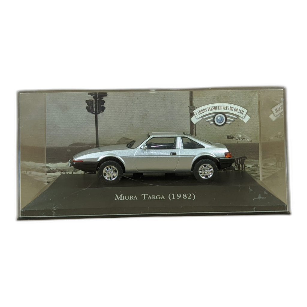 Miniatura miura targa 1982 carro inesquecíveis Brasil