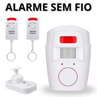 Sensor De Movimento Sem Fio Kit Alarme Residencial Sistema De Segurança Para Casa Garagem Antifurto em Oferta na Shopee