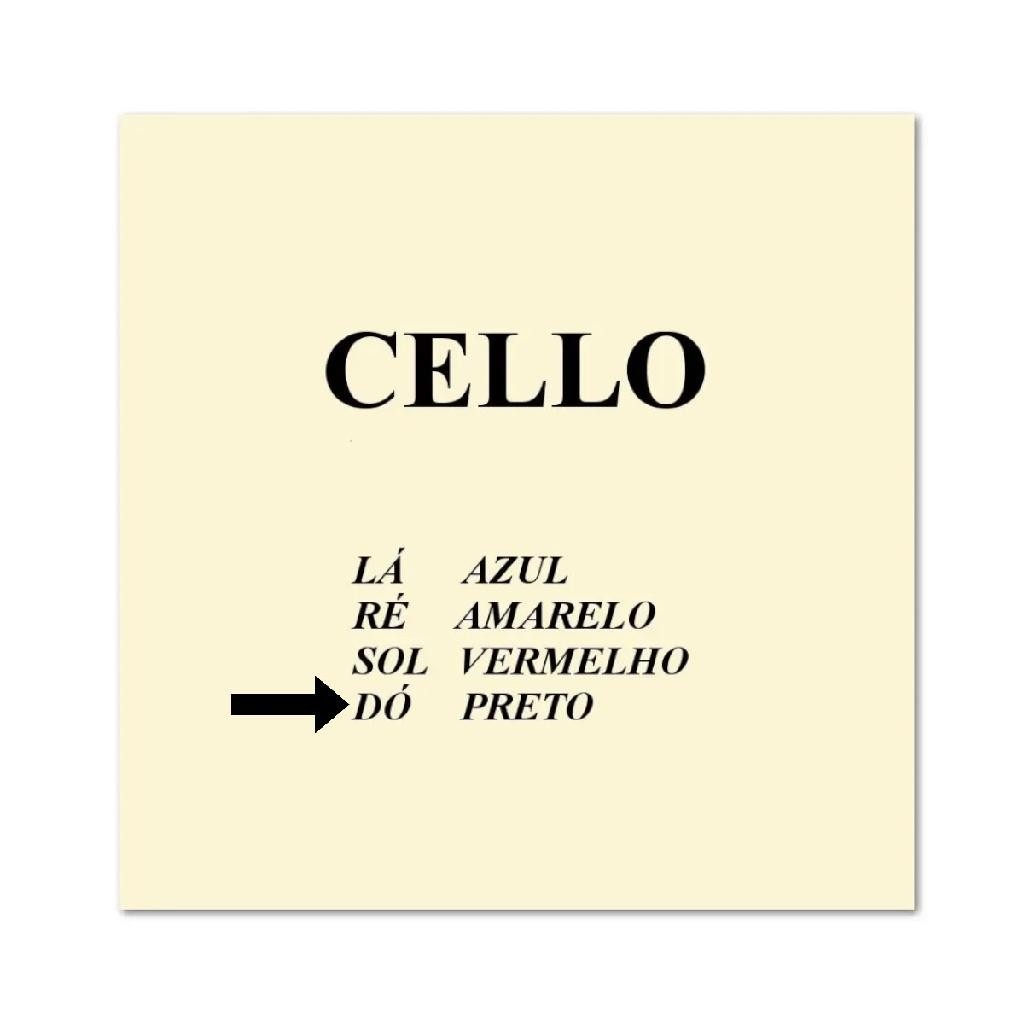 Corda Avulsa Dó Cello Violoncelo Mauro Calixto