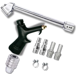 Kit Bico Passar + Inflador Ar e Encher Pneu Com Acessórios P/ Compressor de Ar