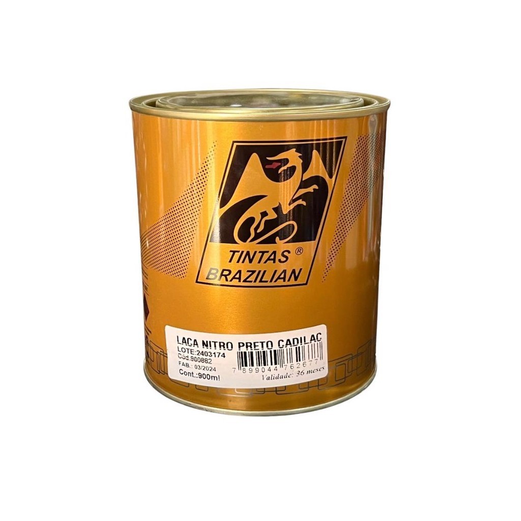 Duco Laca Nitro Preto Cadilac 1/4 Brazilian .........................900ML