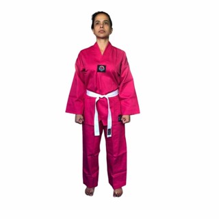 Dobok Kimono Taekwondo - Brim Leve - Rosa Infantil em Oferta na Shopee