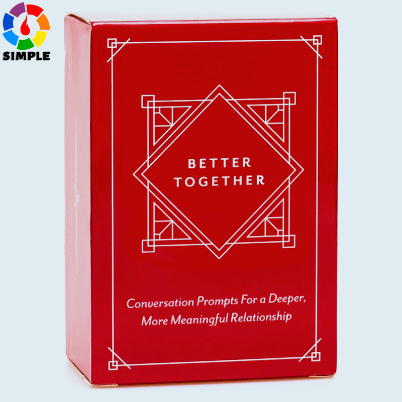 BETTER TOGETHER Honest Conversation Starter Couple Games - 100 Romantic & Deep Couple Questions Card Games - Relationshi