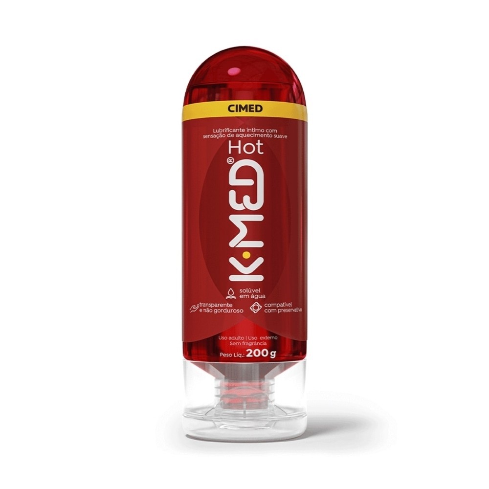 Gel Lubrificante Intimo K-med Hot 200ml