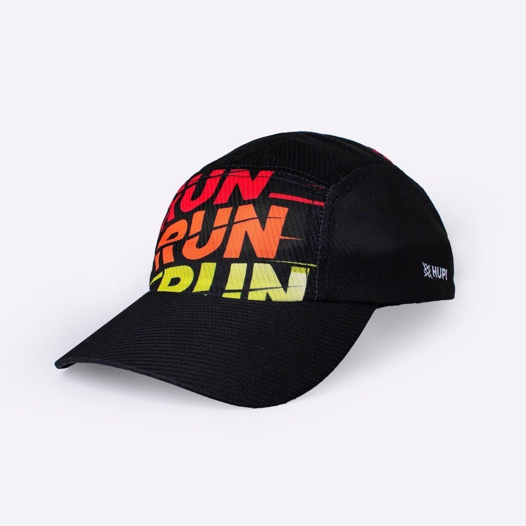 Boné para Corrida HUPI Run Run Run Preto em Oferta na Shopee