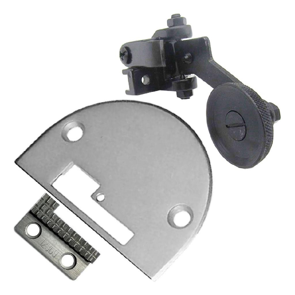 Calcador Rodizio Chapa Dente L Costura Maquina Reta Industrial