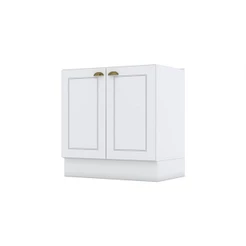 Balcão 02 Portas 80 Cm Americana Henn Branco Hp