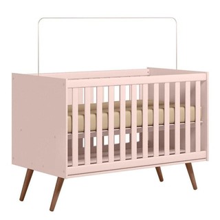 Berço Americano Q Encanto 3820 Retrô Rosa - Qmovi em Oferta na Shopee