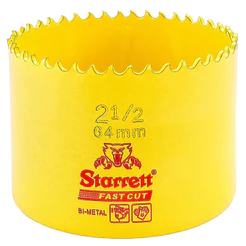Serra Copo Fast Cut 64mm Starrett 2.1/2" Bi-Metal FCH0212-G