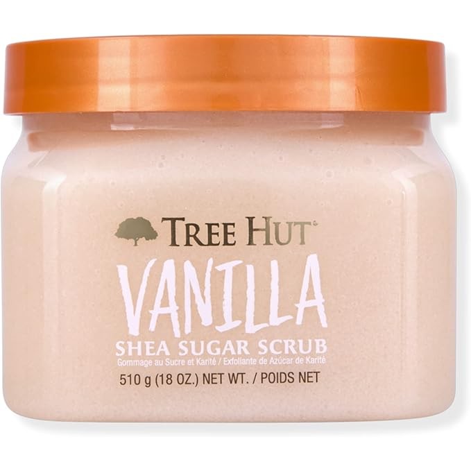 TREE HUT VANILLA SHEA SUGAR SCRUB 510G