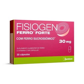 FISIOGEN FERRO FORTE COM 30 CÁPSULAS em Oferta na Shopee