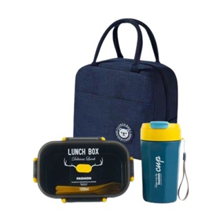 Kit Bolsa Térmica Lancheira Marmita Pote Garrafa Talheres em Oferta na Shopee