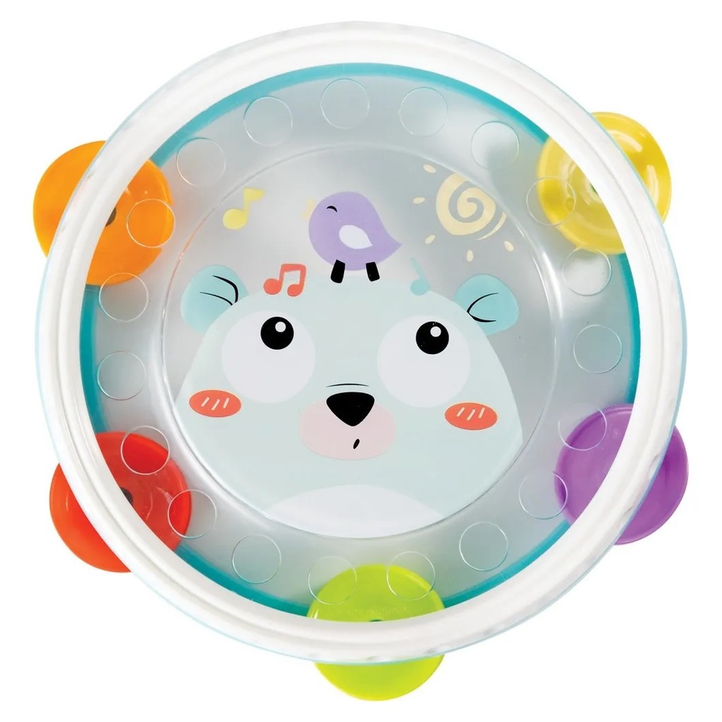 Brinquedo Infantil Musical Meu Primeiro Pandeiro Colorido Buba em Oferta na Shopee