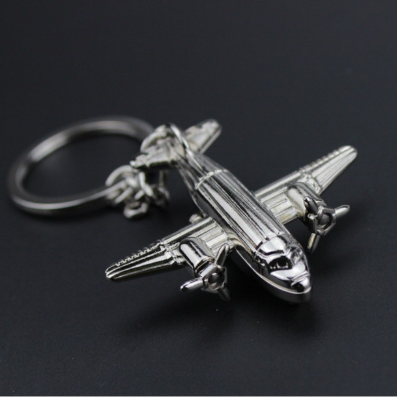 Chaveiro Criativo Modelo 3D De Avião Keychain Marca Novo Metal Exquisite Men's Gift em Oferta na Shopee