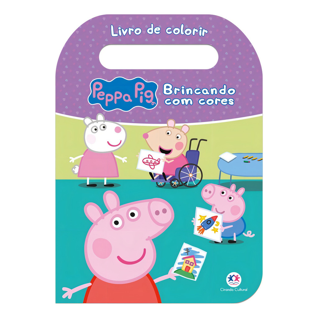 3 livros Peppa Pig livro de colorir + Peppa Pig Historia + Galinha Pintadinha livro de colorir