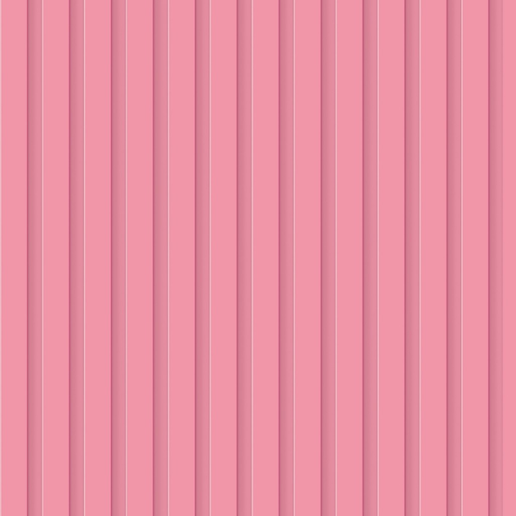 Queima de Estoque ! Papel de Parede Rosa Adesivo Ripado Rosa 3D 10 METROS Autocolante Lavável
