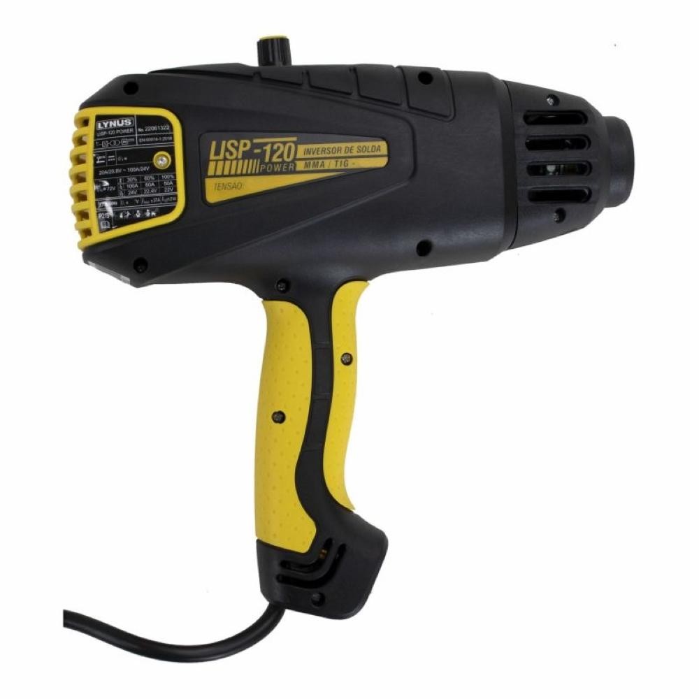 Inversor Solda MMA TIG Tipo Pistola 100A LISP-120 127V Lynus - Home & Living