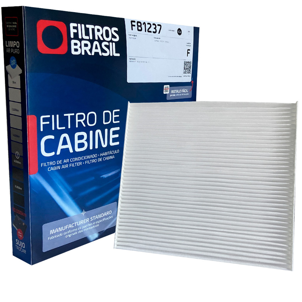Filtro Cabine para Renault Kwid Life Zen Intense 2017-2019