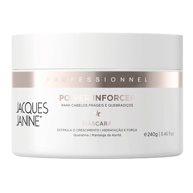 Máscara Tratamento Creme Power Inforcer Jacques Janine 240g - Beauty