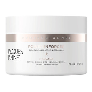 Máscara Tratamento Creme Power Inforcer Jacques Janine 240g em Oferta na Shopee