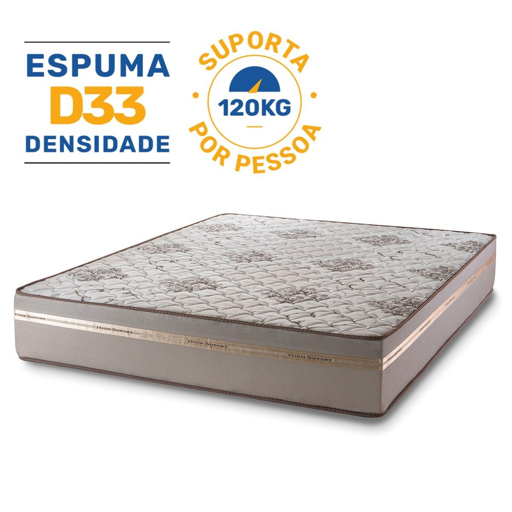 Colchão de Espuma D33 One Face Millenium Casal 138cm