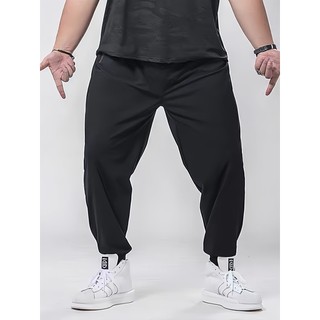 Calça Plus Size Masculina Secagem Rápida Bolso Com Zíper Frente e Verso Calça Jogger Flexível