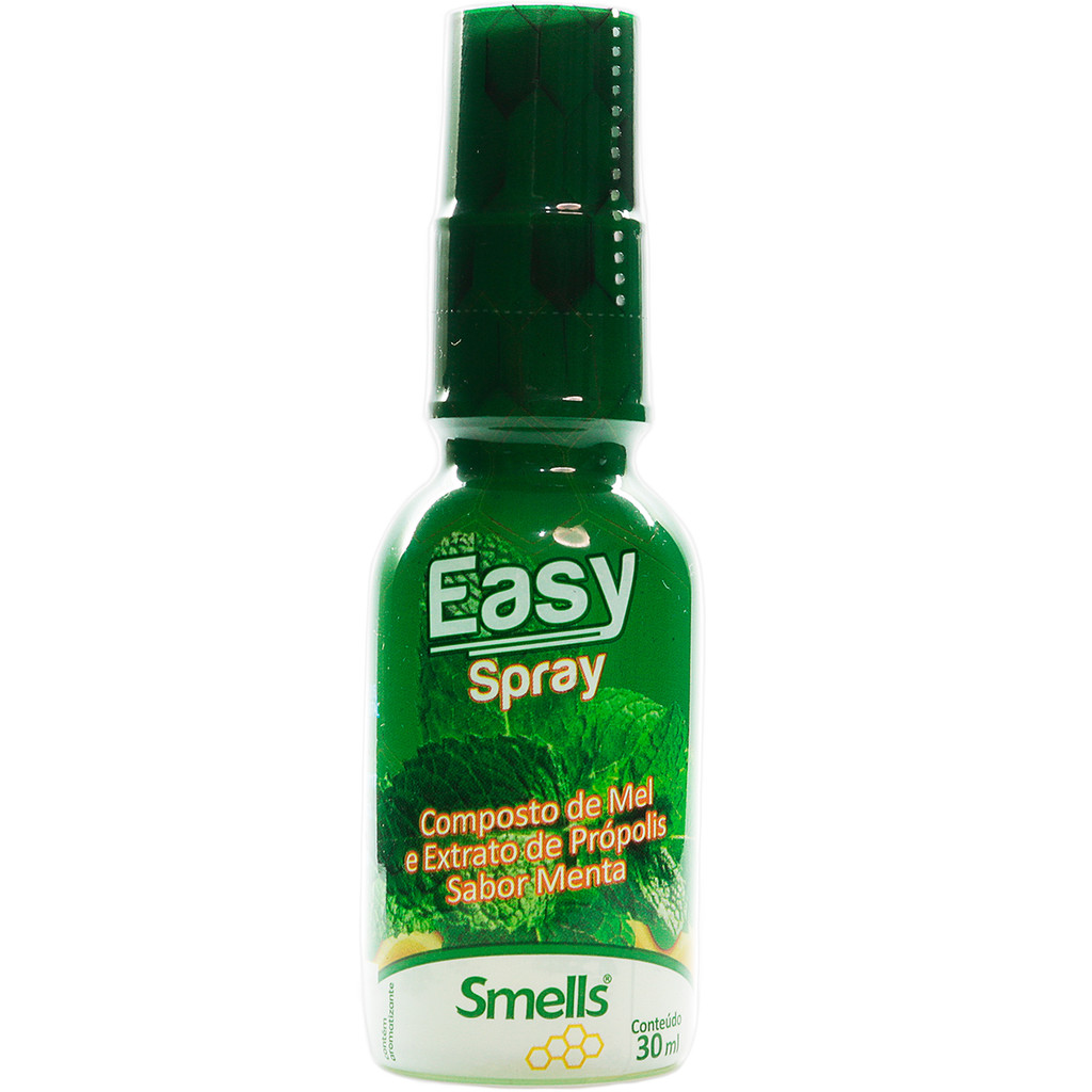 Spray Mel e Própolis Smells Easy 30ml Alívio Garganta Natural Fortalece Imunidade