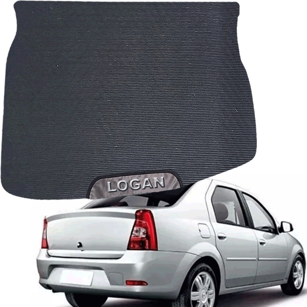 TAPETE EMBORRACHADO PARA PORTA MALA MALAS ESPECIFICO DO CARRO LOGAN 207 A 2014
