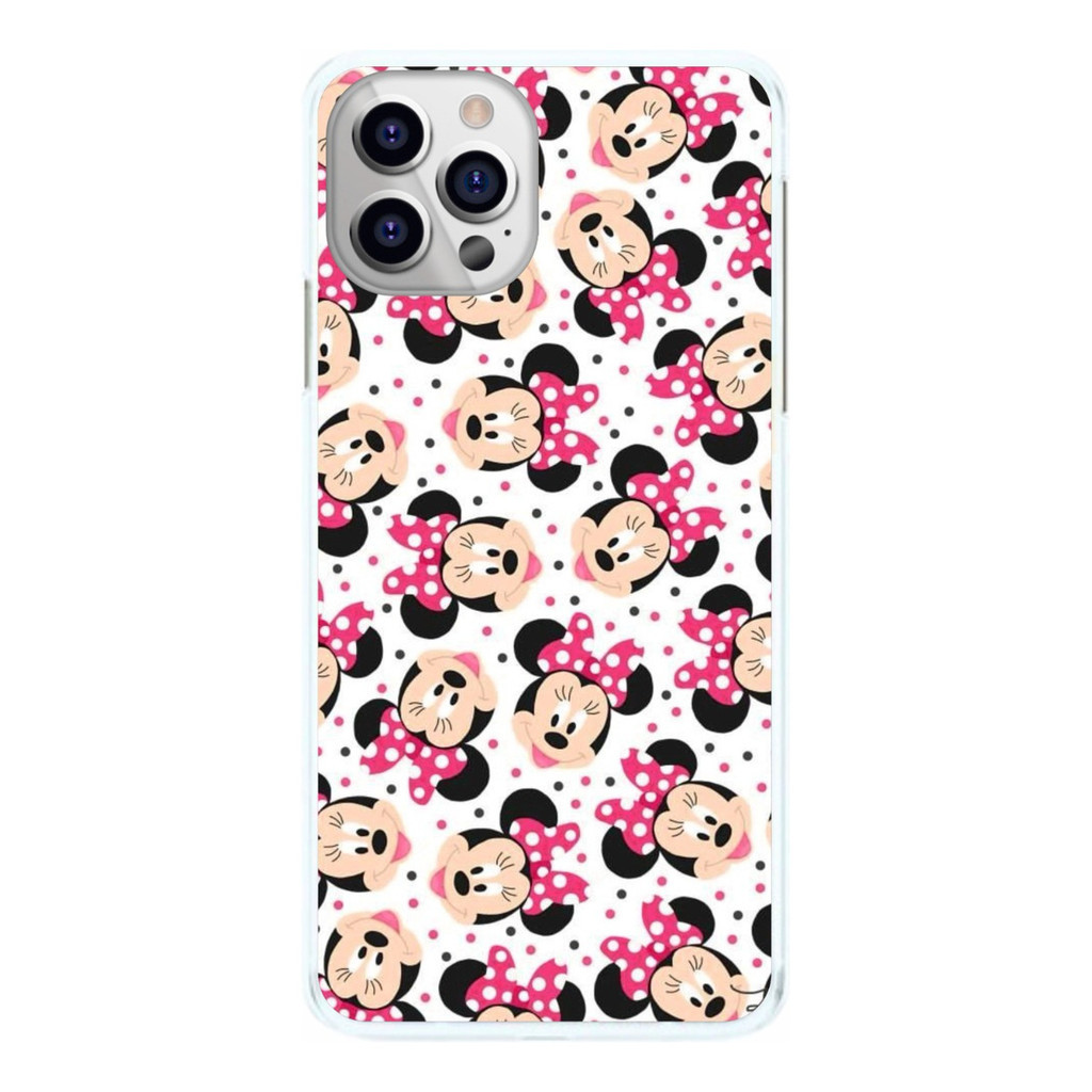 Capinha Minnie Rosto Miney Minei Desenho Capa de Celular