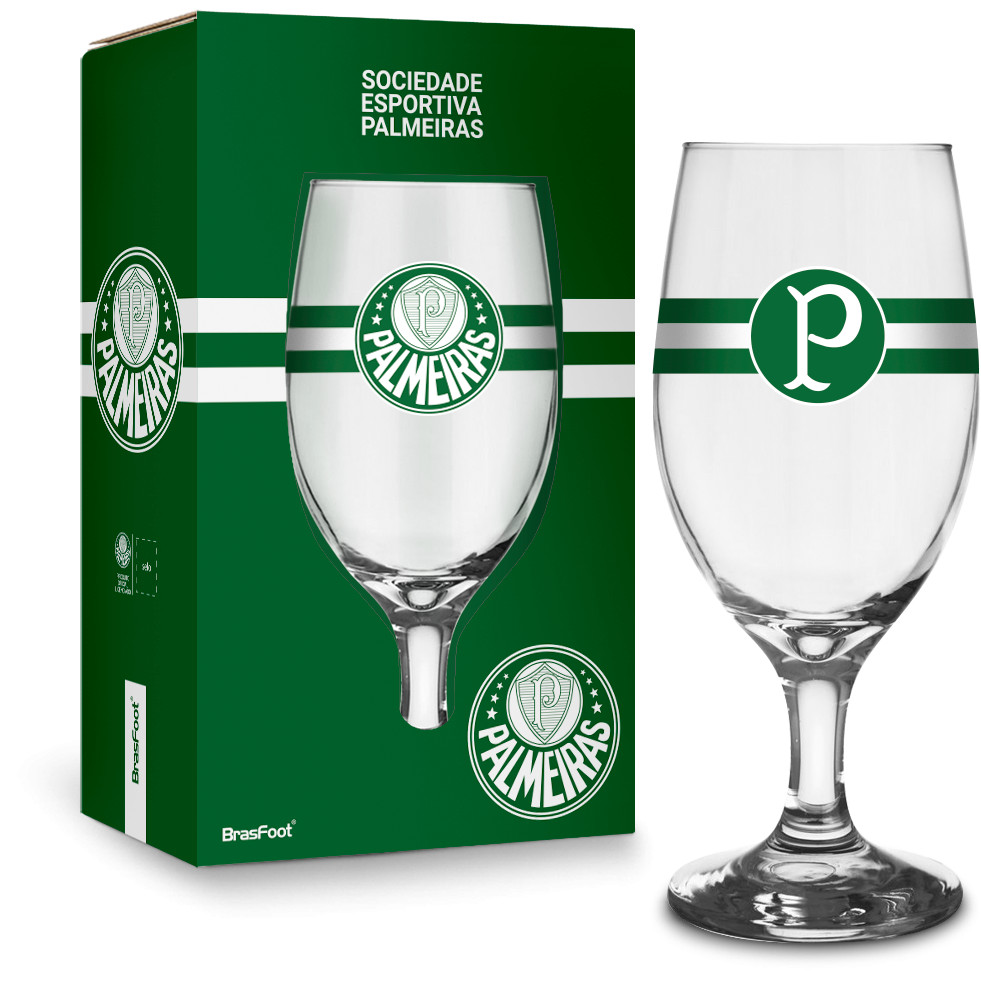 Taça do Palmeiras Copo Tulipa Chopp Cerveja Torcedor Verdão Windsor Original