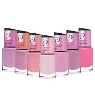 Kit Esmaltes Coleção Essenciais Cintilantes e Cremosos Tons de Rosa 10ml Cora em Oferta na Shopee