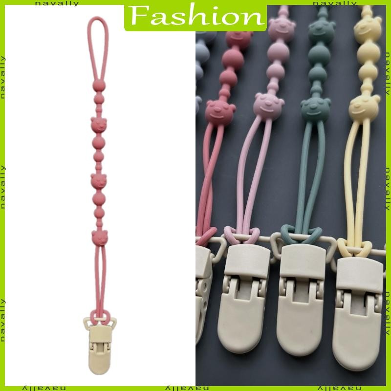 nava Corrente Chupeta Bebê Silicone , Fácil Usar , Clipe Brinquedo Dentição