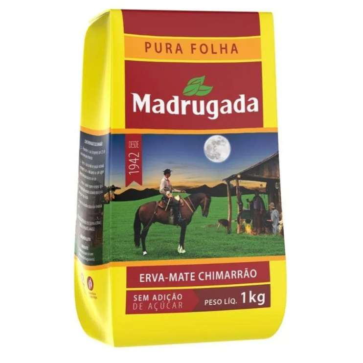 Erva Mate Pura Folha Madrugada 1KG
