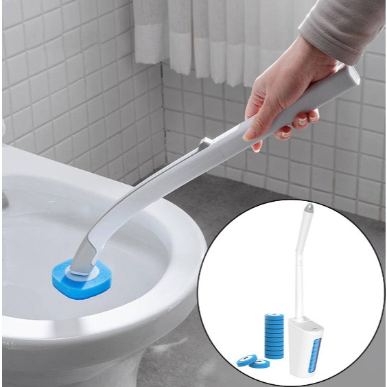Escova descartável Para Vaso sanitário e Parede Banheiro