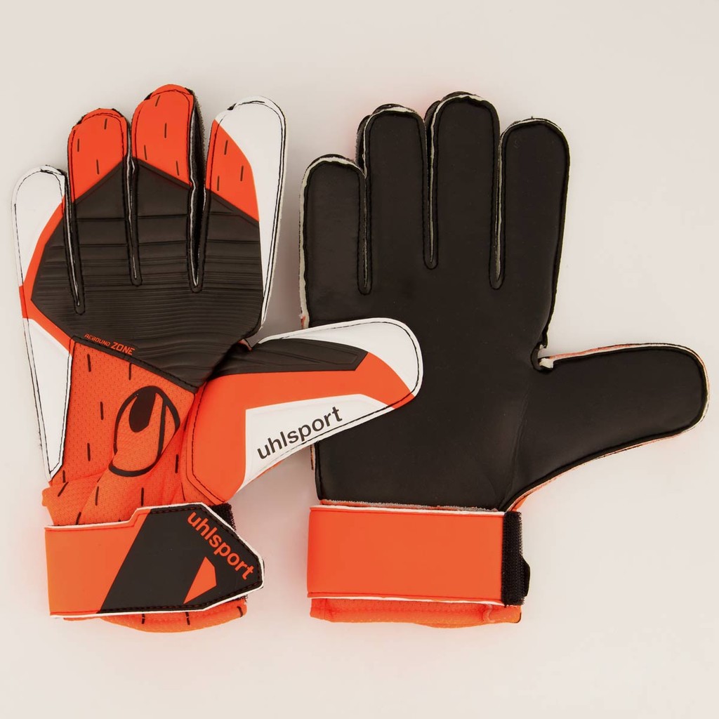 Luva Uhlsport Starter Resist Laranja e Preta em Oferta na Shopee
