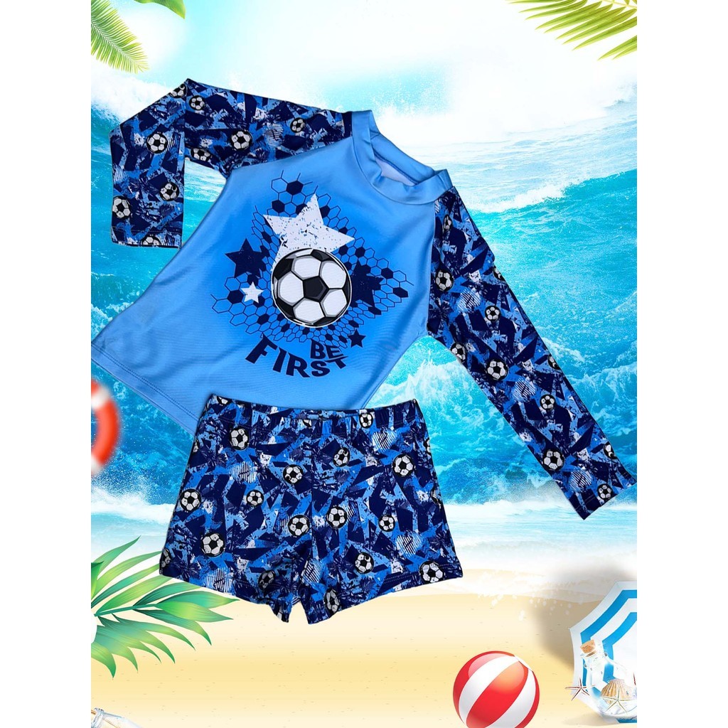 Conjunto Kit Camiseta UV50+  e Sunga Boxer Infantil Masculino em Oferta na Shopee