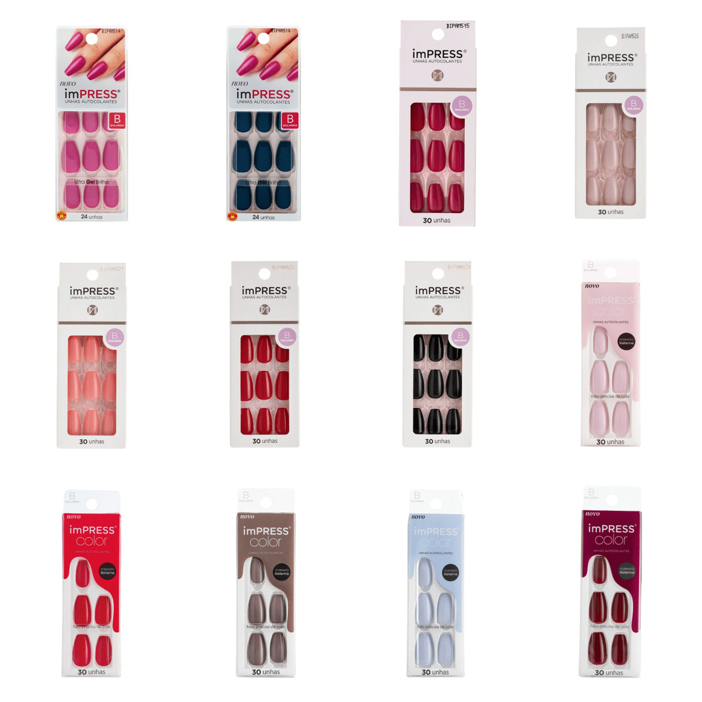 Unhas Autocolantes Impress Color Médio: Onde Comprar | BuscaProdutos