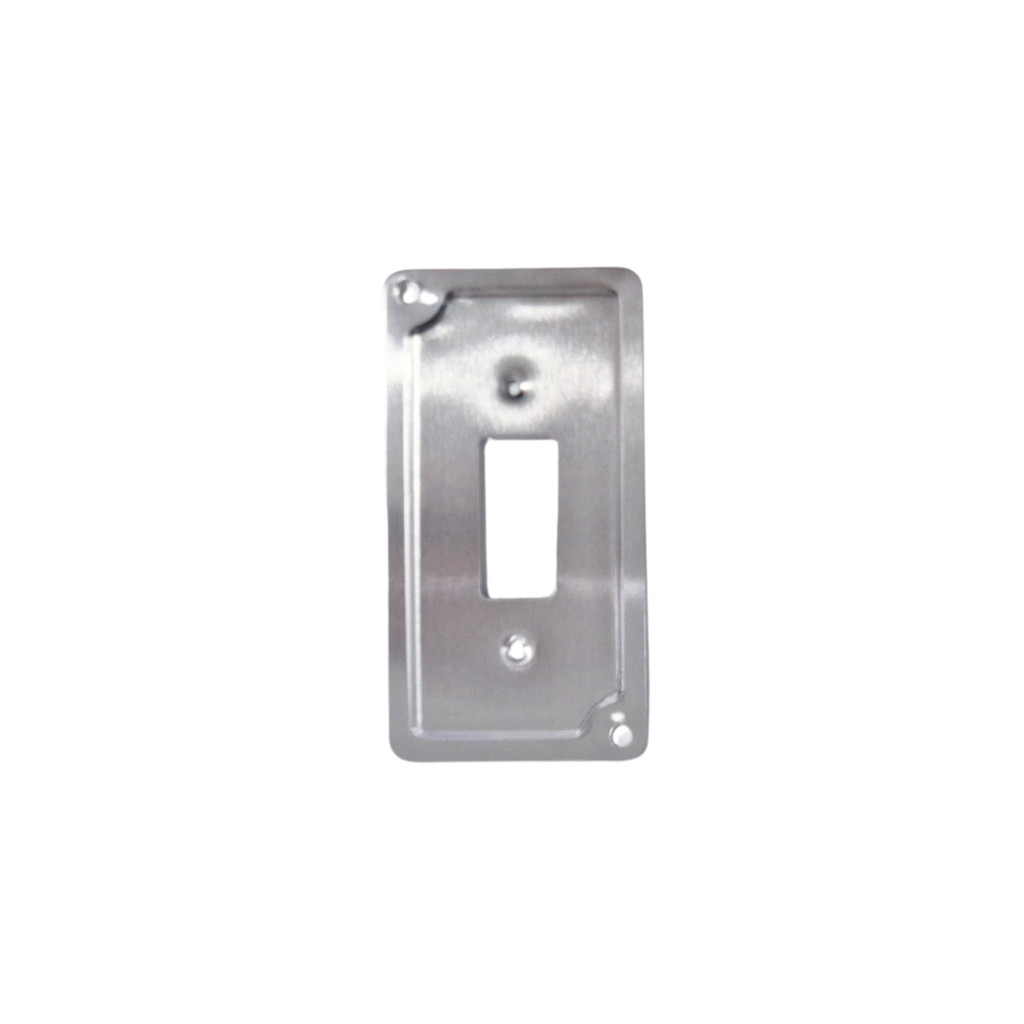 TAMPA PARA 1 INTERRUPTOR 1'' GALVANIZADA - WALE