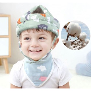 Capacete Protetor De Cabeça Infantil Com Tamanho Ajustável Para Bebês Engatinhar Primeiros Passos em Oferta na Shopee