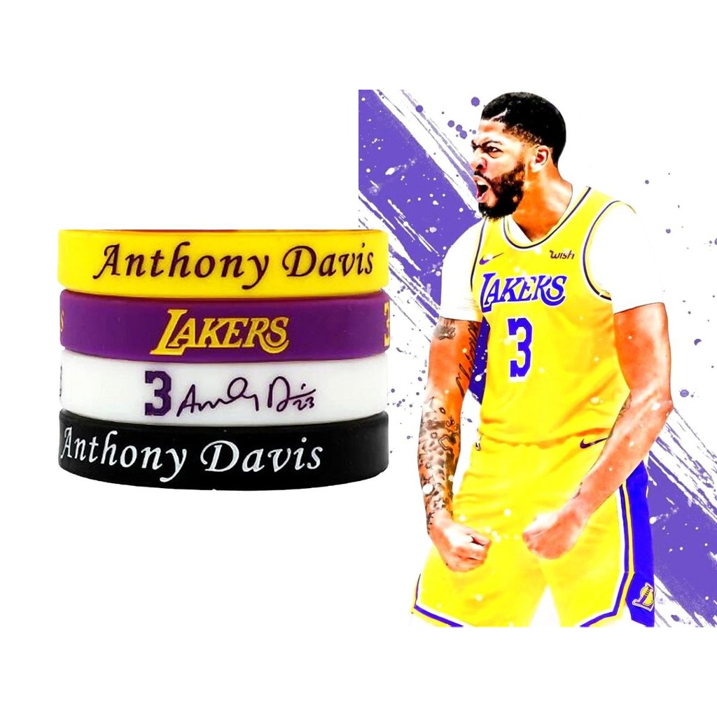 Pulseira Oficial Anthony Davis Basquete Silicone Basketball
