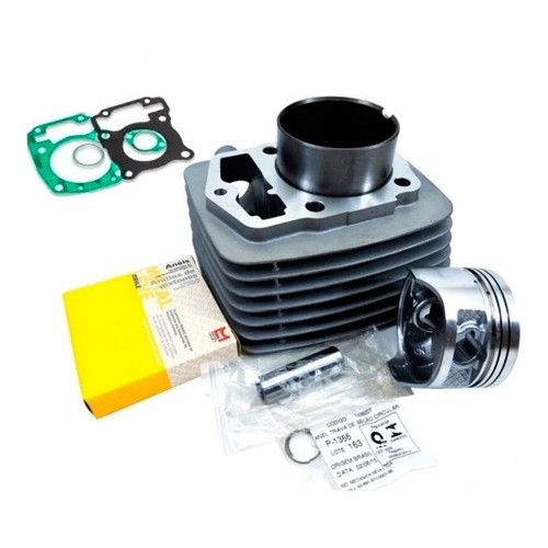 Kit Cilindro/pistão/anéis Cbx 200/xr 200/nx 200 Metal Leve