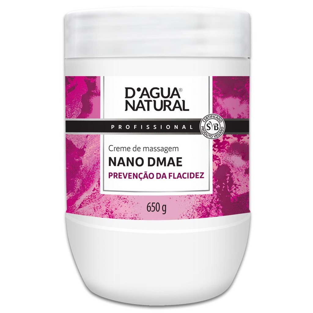 Creme de Massagem Dagua Natural Nano Dmae 650g Prevenção da Flacidez em Oferta na Shopee