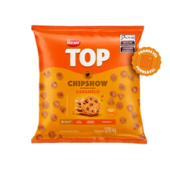 Chocolate em Gotas Forneável Chipshow Caramelo - Top - 1,010kg - 1 unidade - Harald - Rizzo