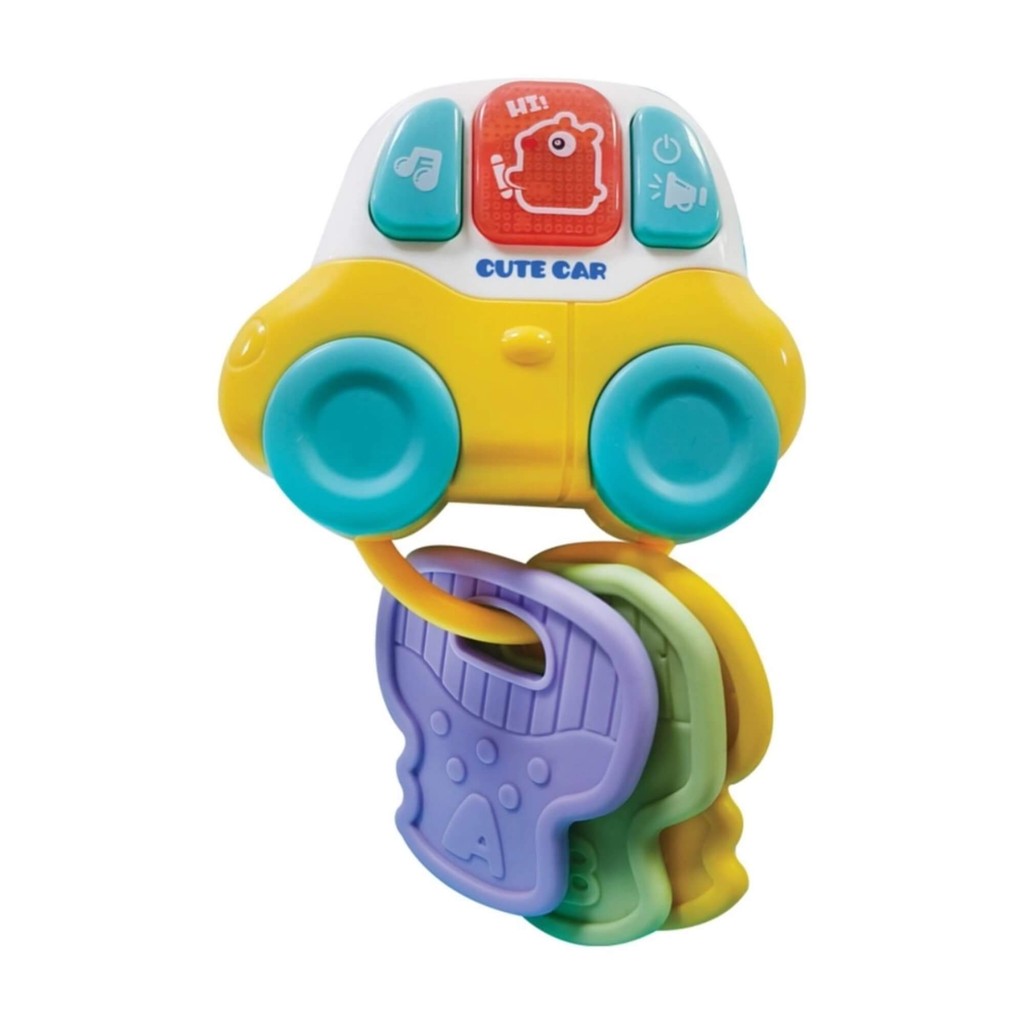 Mordedor de Carrinho para Bebês com Chaves Multifuncional Som e Luz Polibrinq - BB3024 em Oferta na Shopee