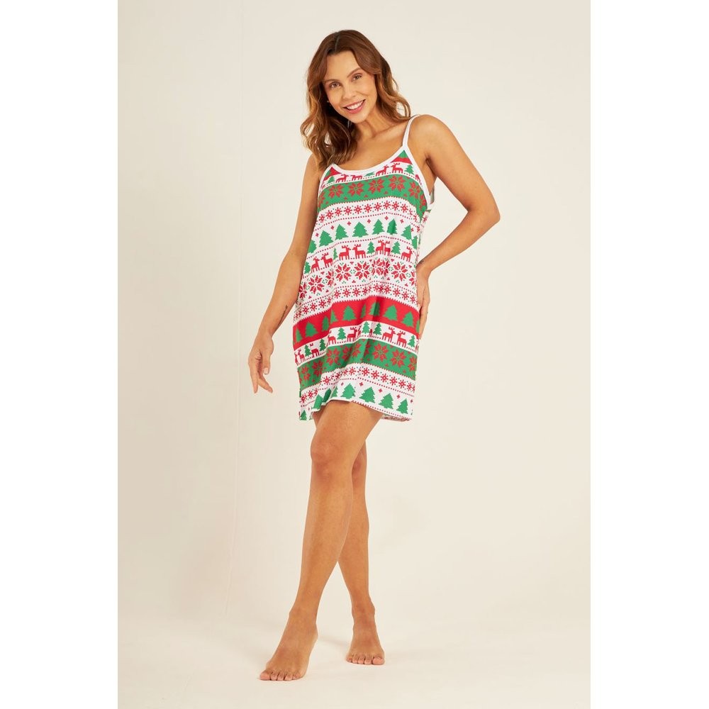 Camisola Malha Feminina Natal Alegria