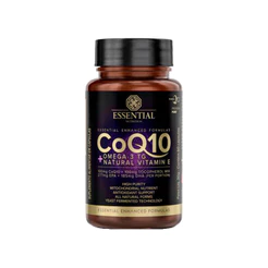 Coenzima Q10 + Ômega 3 + Vitamina E 60 Cápsulas Essential Nutrition