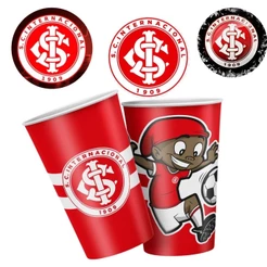 8~40 COPO PAPEL FESTA INTERNACIONAL 180ML REGINA (CHOCO)